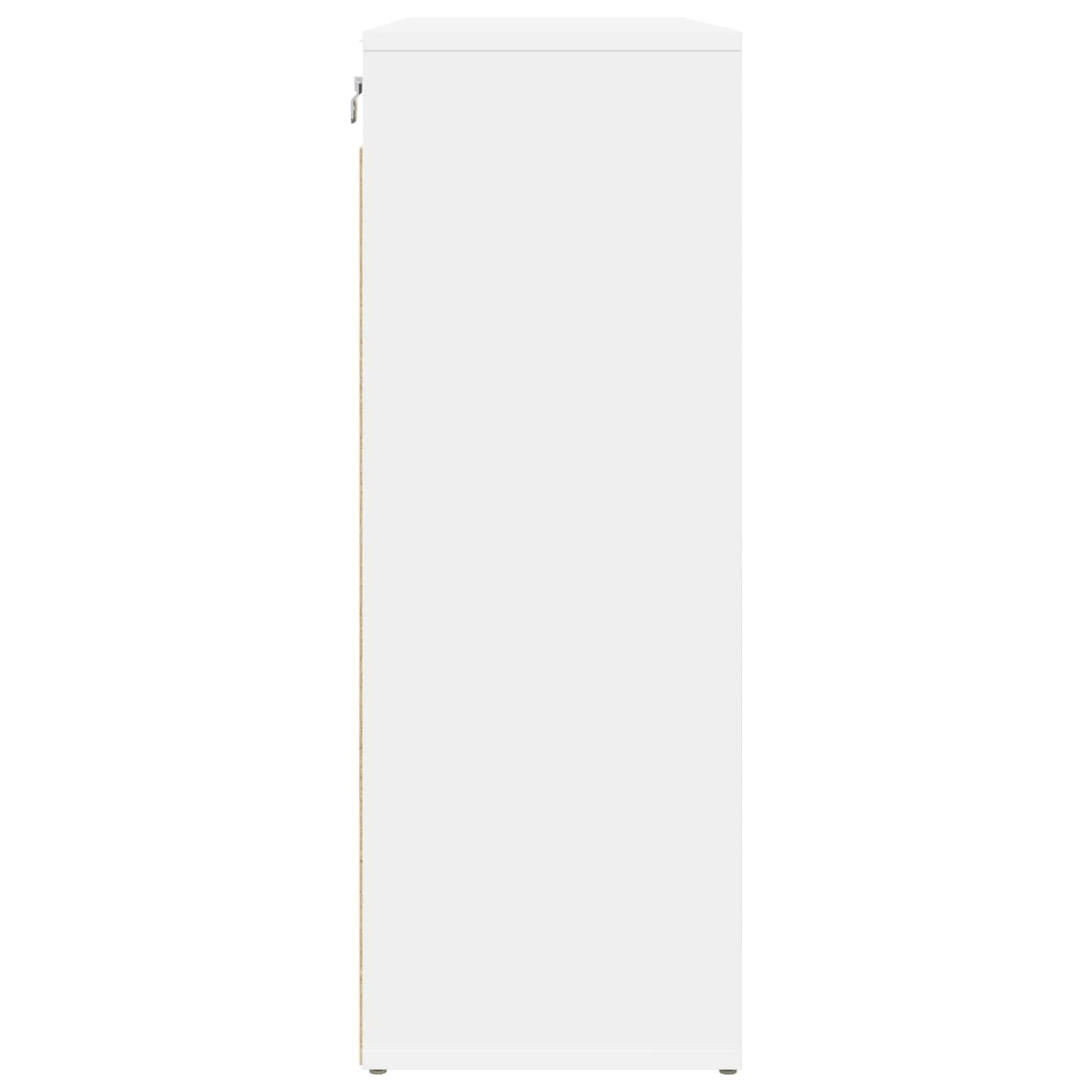vidaXL Shoe Cabinet 77.5 x 30 x 83.5 cm Engineered Wood White