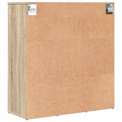 vidaXL Shoe Cabinet 77.5 x 30 x 83.5 cm Engineered Wood Sonoma Oak