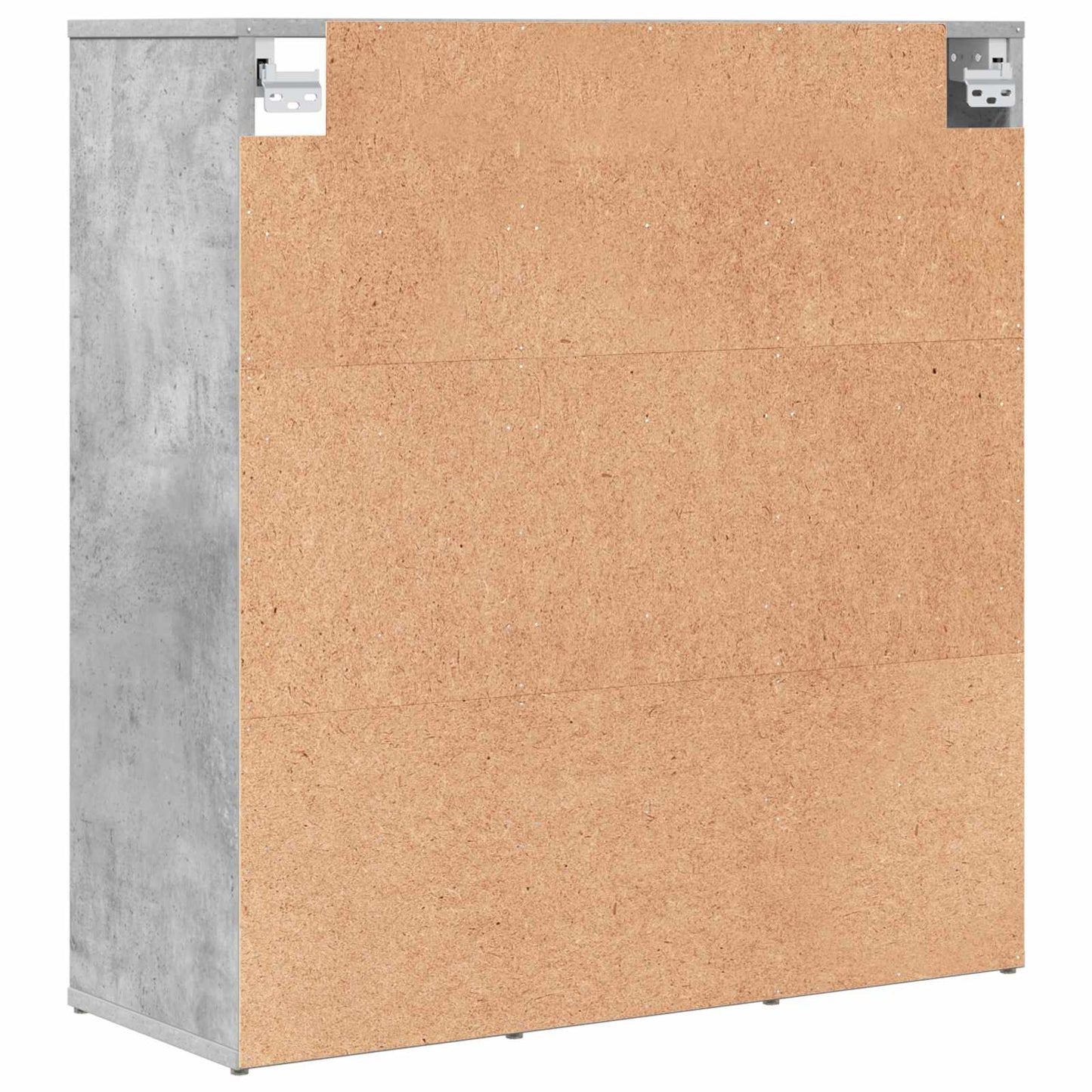 vidaXL Shoe Cabinet 77.5 x 30 x 83.5 cm Engineered Wood Concrete grey