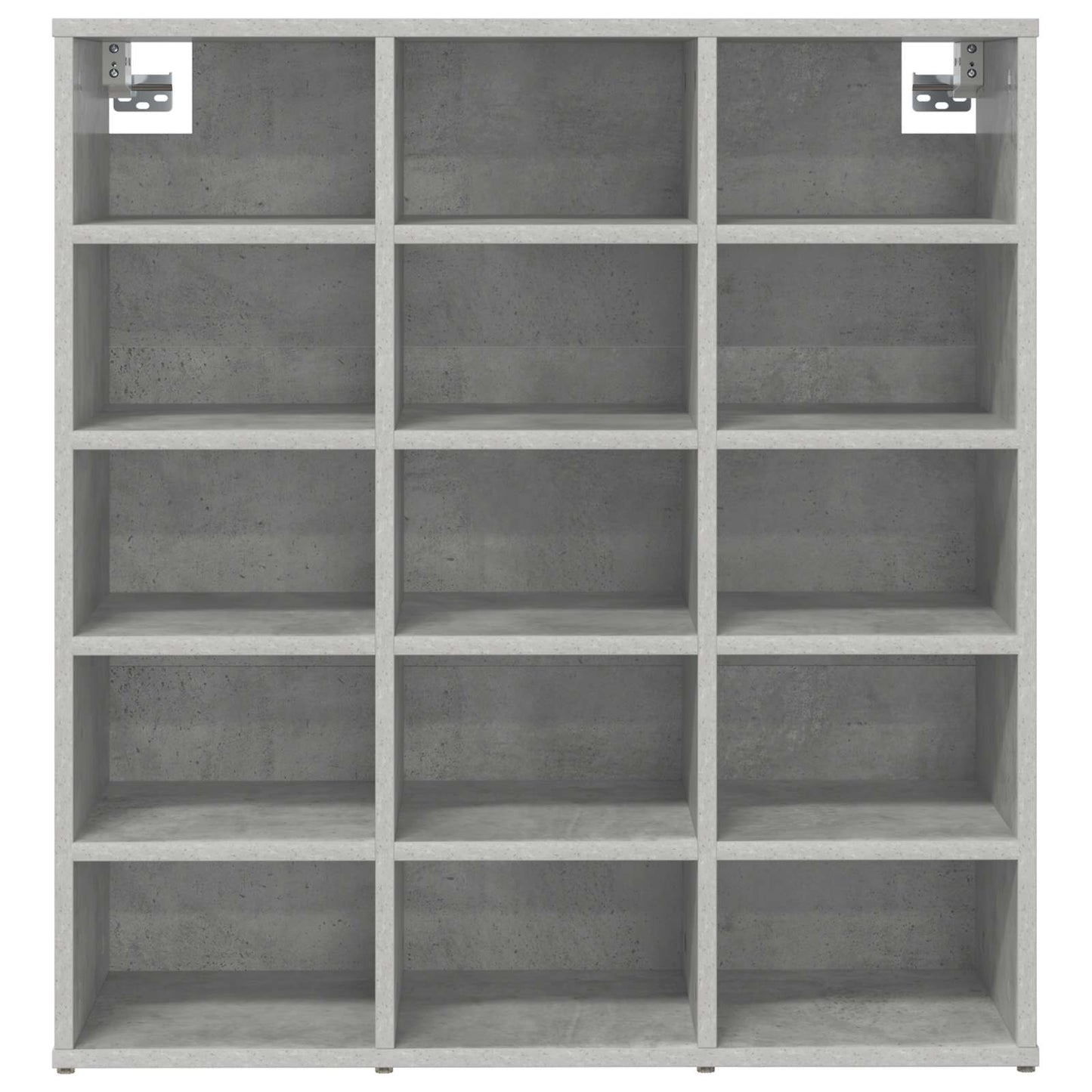 vidaXL Shoe Cabinet 77.5 x 30 x 83.5 cm Engineered Wood Concrete grey