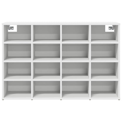 vidaXL Shoe Cabinet 103 x 30 x 67 cm Engineered Wood White