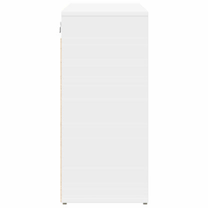 vidaXL Shoe Cabinet 103 x 30 x 67 cm Engineered Wood White
