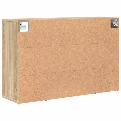 vidaXL Shoe Cabinet 103 x 30 x 67 cm Engineered Wood Sonoma Oak