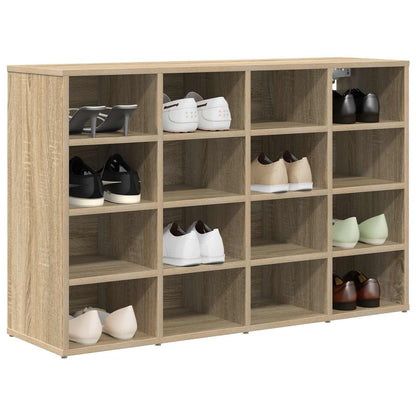 vidaXL Shoe Cabinet 103 x 30 x 67 cm Engineered Wood Sonoma Oak
