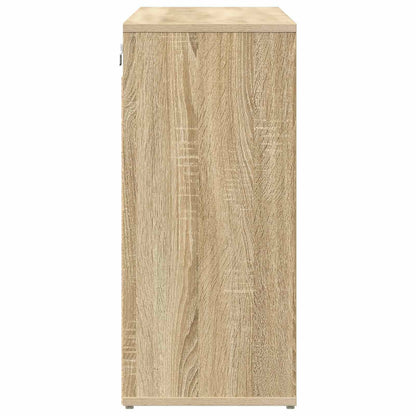 vidaXL Shoe Cabinet 103 x 30 x 67 cm Engineered Wood Sonoma Oak