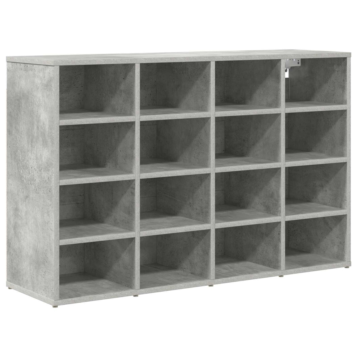 vidaXL Shoe Cabinet 103 x 30 x 67 cm Engineered Wood Concrete grey