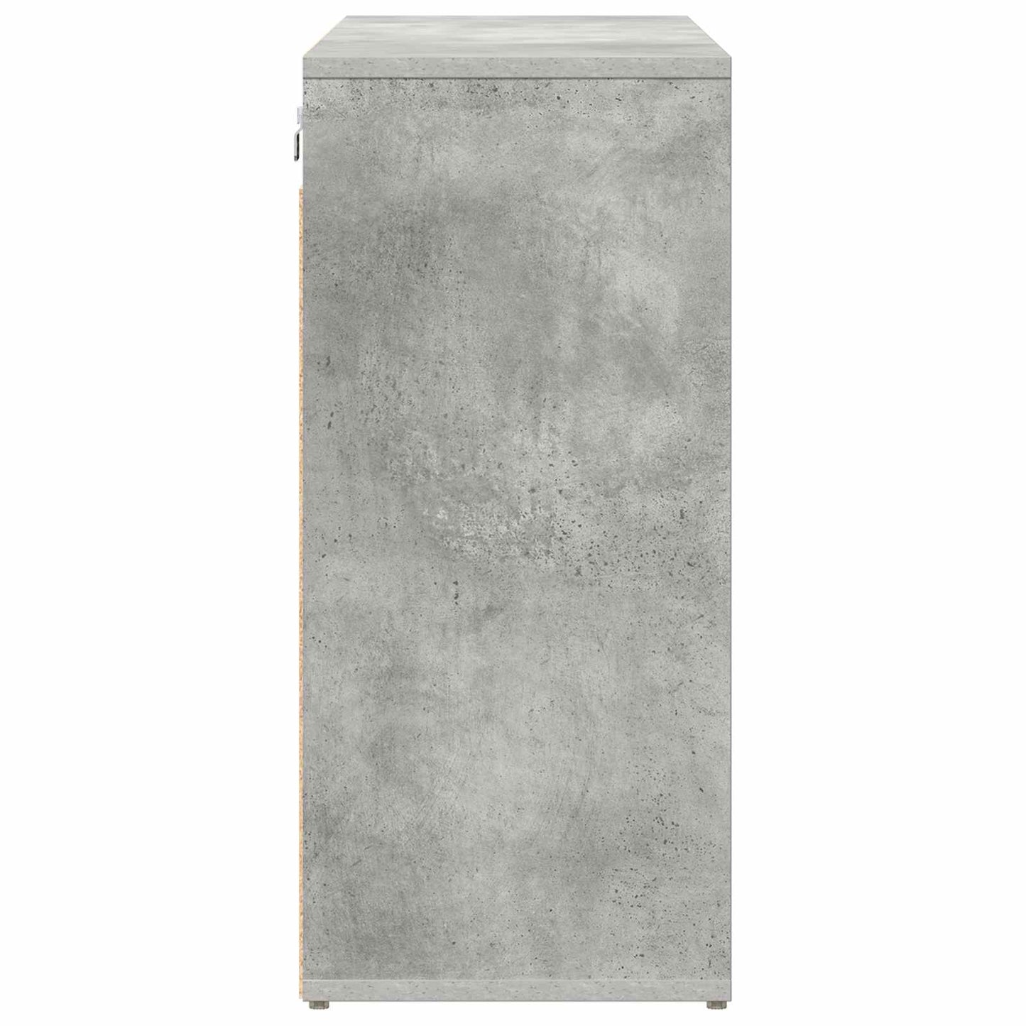 vidaXL Shoe Cabinet 103 x 30 x 67 cm Engineered Wood Concrete grey