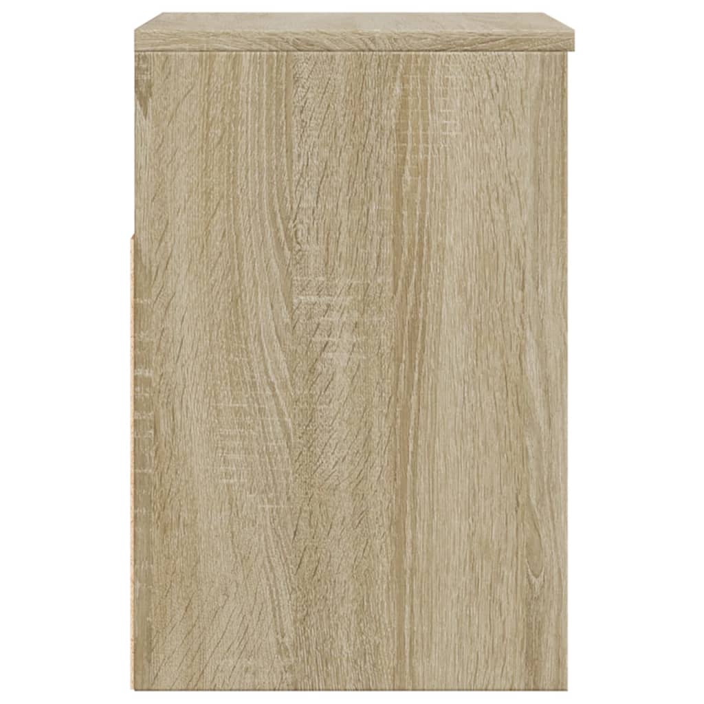 808741 vidaXL Shoe Bench Sonoma Oak 60x30x45 cm Engineered Wood