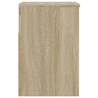 808741 vidaXL Shoe Bench Sonoma Oak 60x30x45 cm Engineered Wood