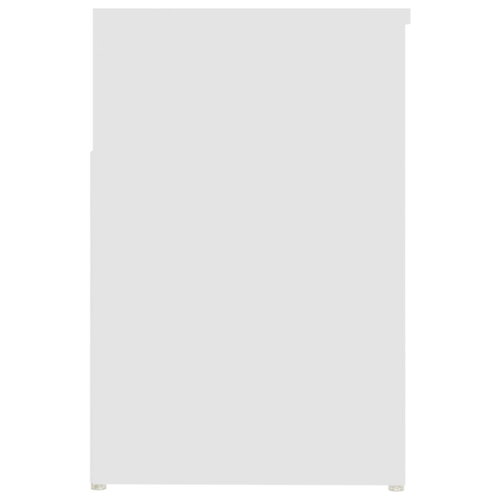 808747 vidaXL Shoe Bench White 80x30x45 cm Engineered Wood