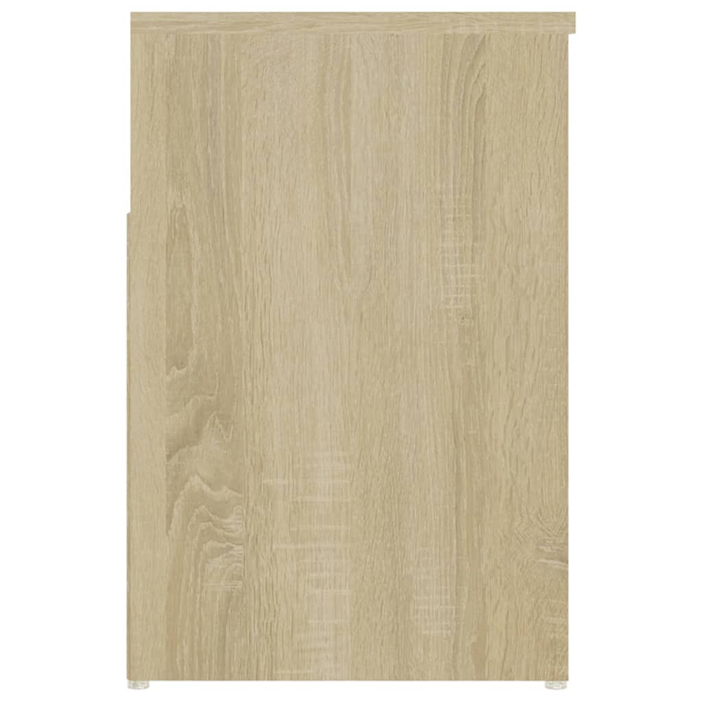808750 vidaXL Shoe Bench Sonoma Oak 80x30x45 cm Engineered Wood