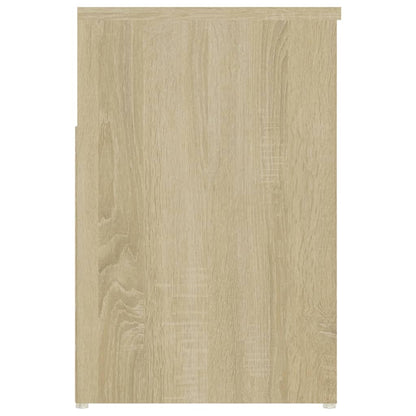 808750 vidaXL Shoe Bench Sonoma Oak 80x30x45 cm Engineered Wood