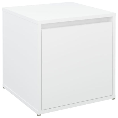 vidaXL Box Drawer White 40.5x40x40 cm Engineered Wood