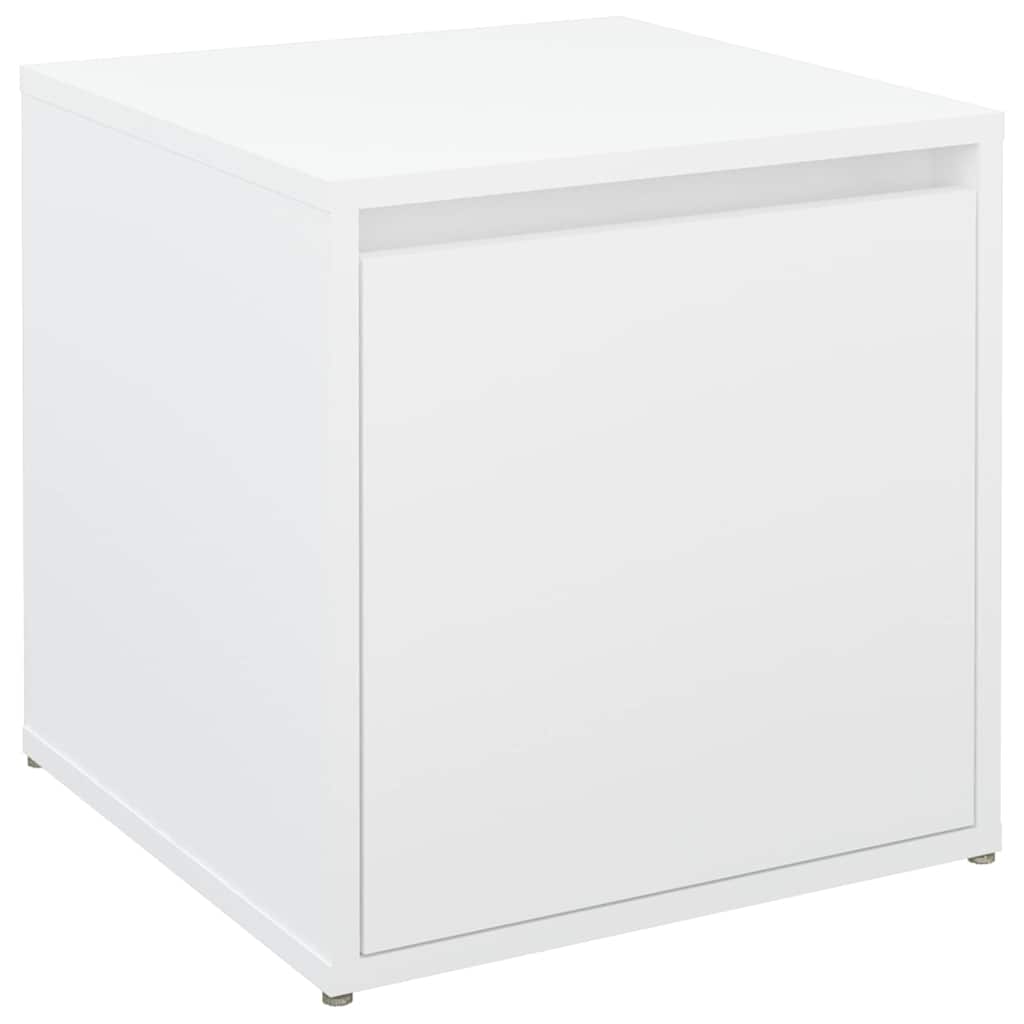 vidaXL Box Drawer White 40,5x40x40 cm Engineered Wood