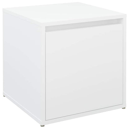 vidaXL Box Drawer White 40,5x40x40 cm Engineered Wood