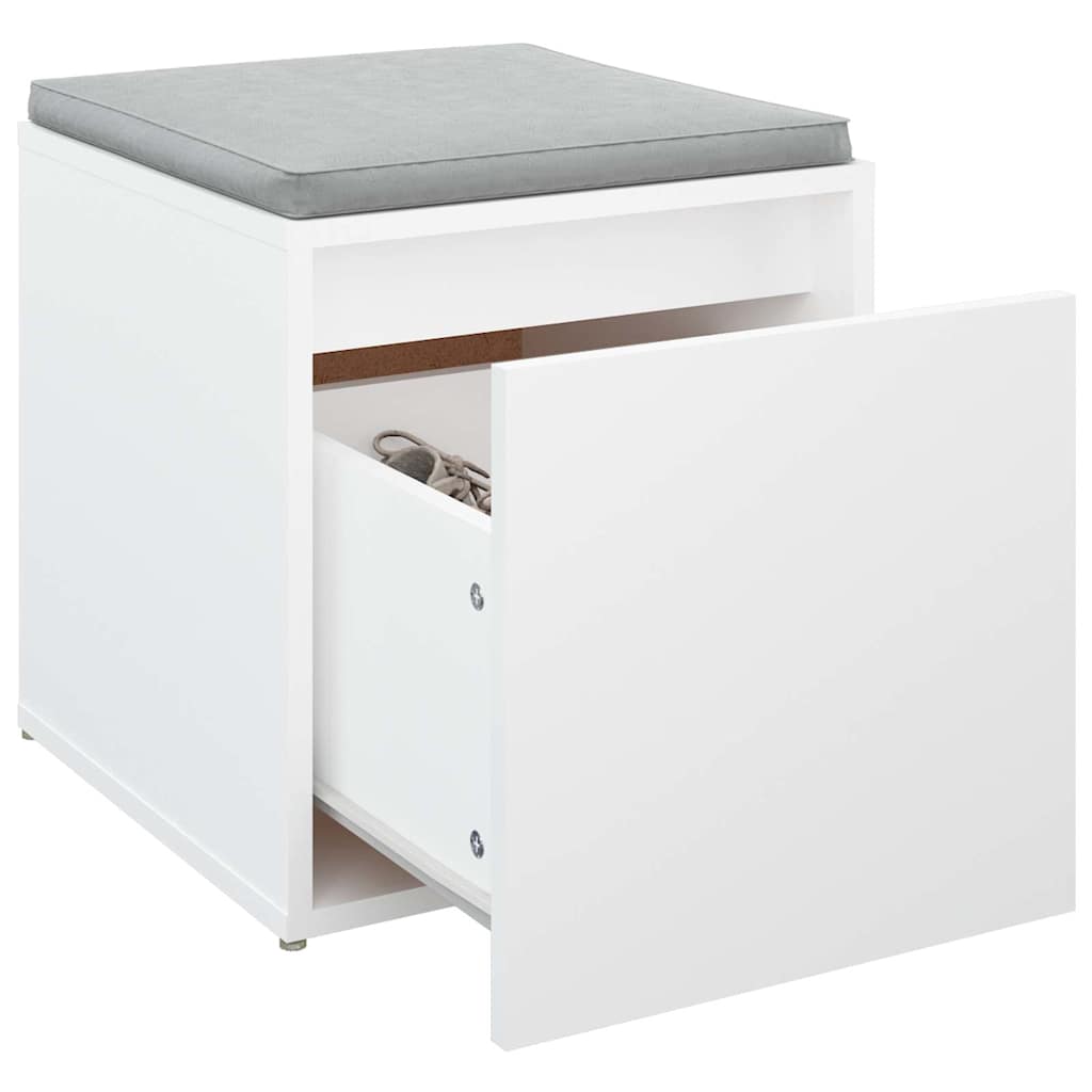 vidaXL Box Drawer White 40,5x40x40 cm Engineered Wood