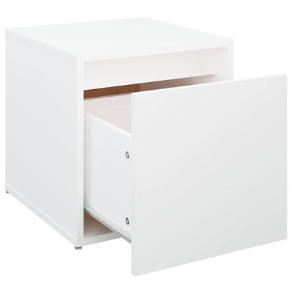 vidaXL Box Drawer White 40,5x40x40 cm Engineered Wood