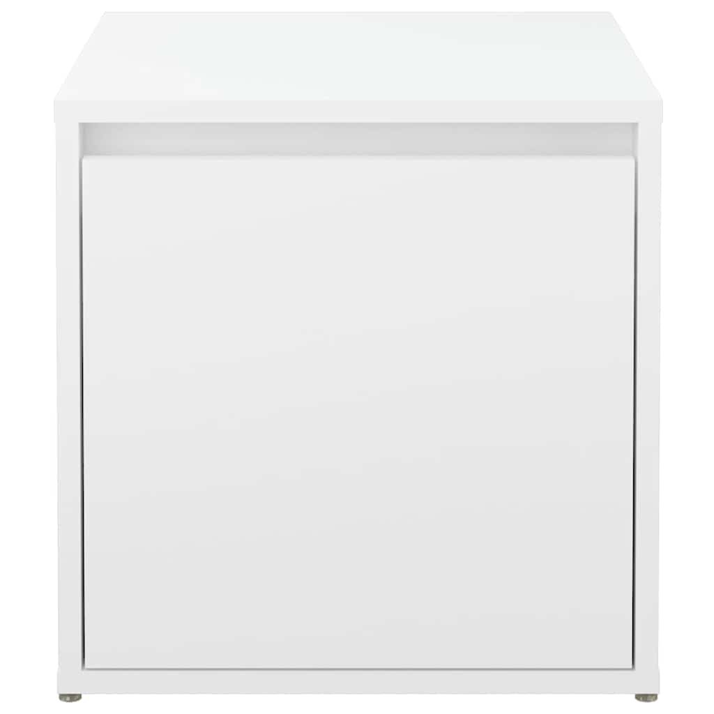 vidaXL Box Drawer White 40,5x40x40 cm Engineered Wood