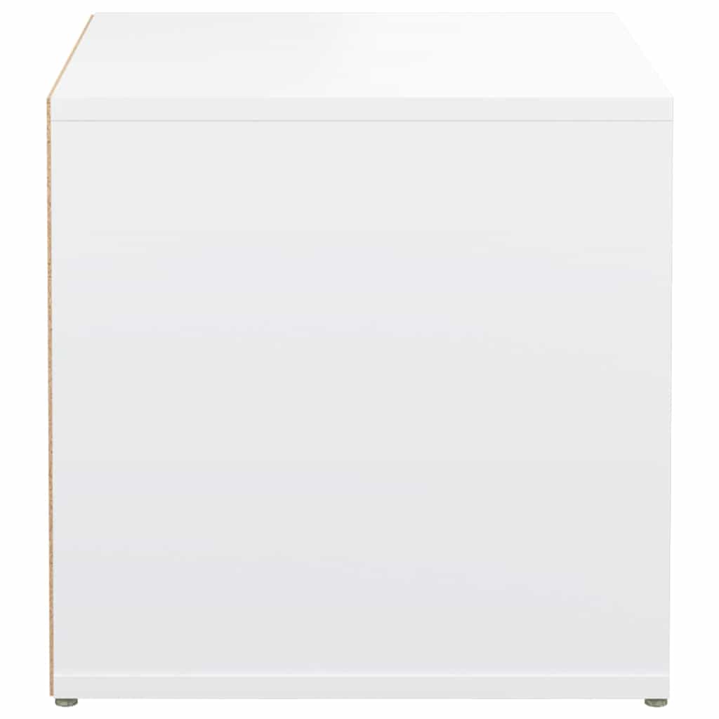 vidaXL Box Drawer White 40,5x40x40 cm Engineered Wood