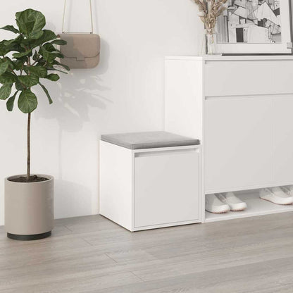 vidaXL Box Drawer White 40,5x40x40 cm Engineered Wood