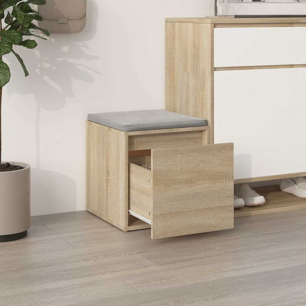 vidaXL Box Drawer | Sonoma Oak | Engineered Wood | 40.5 cm x 40 cm x 40 cm