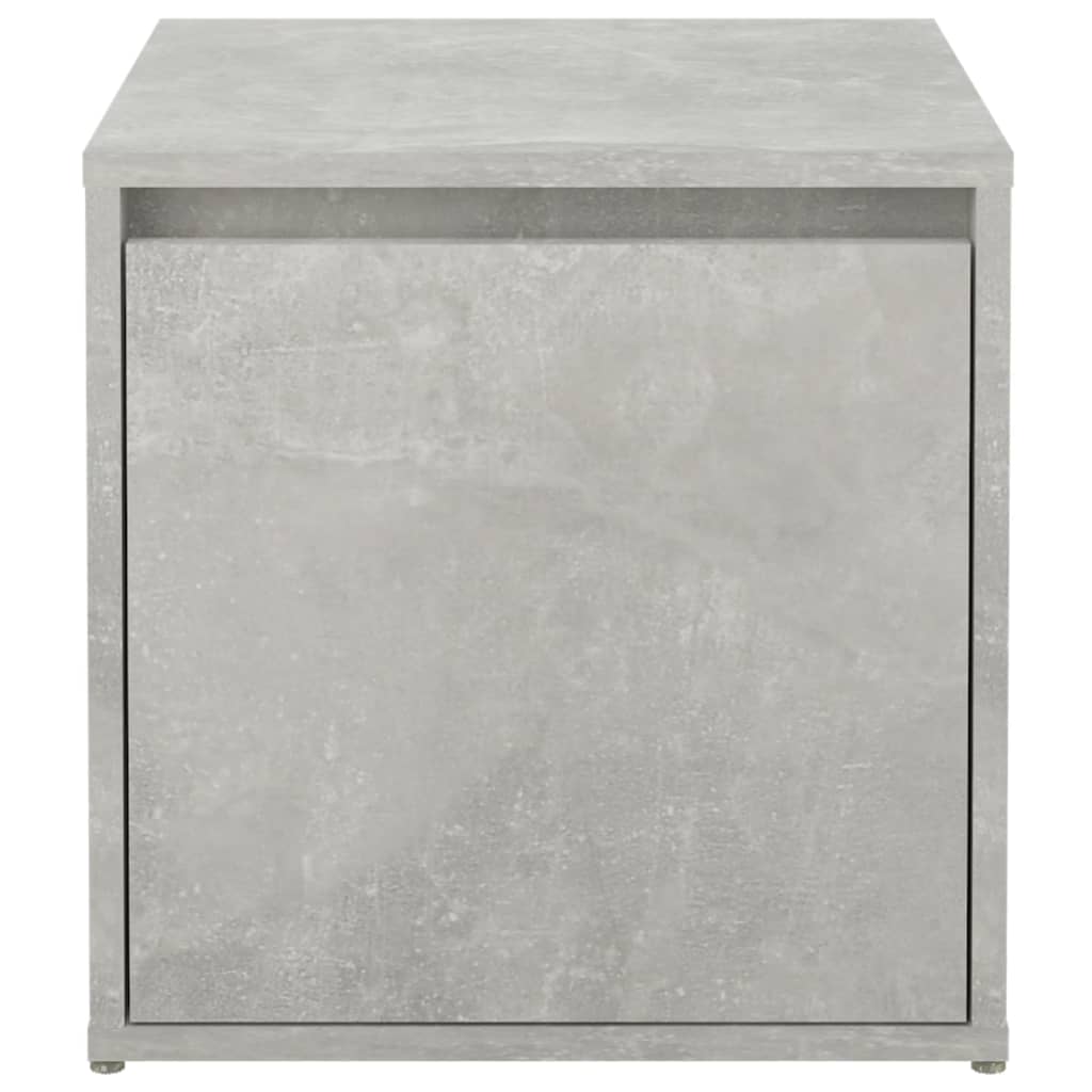 vidaXL Box Drawer | Concrete grey | Engineered wood | 40.5x40x40 cm | Box Drawer