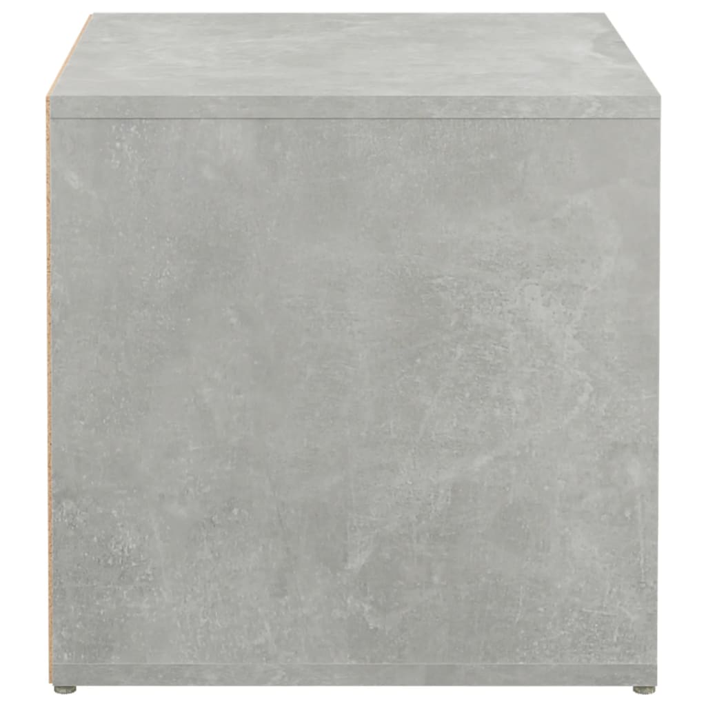 vidaXL Box Drawer | Concrete grey | Engineered wood | 40.5x40x40 cm | Box Drawer