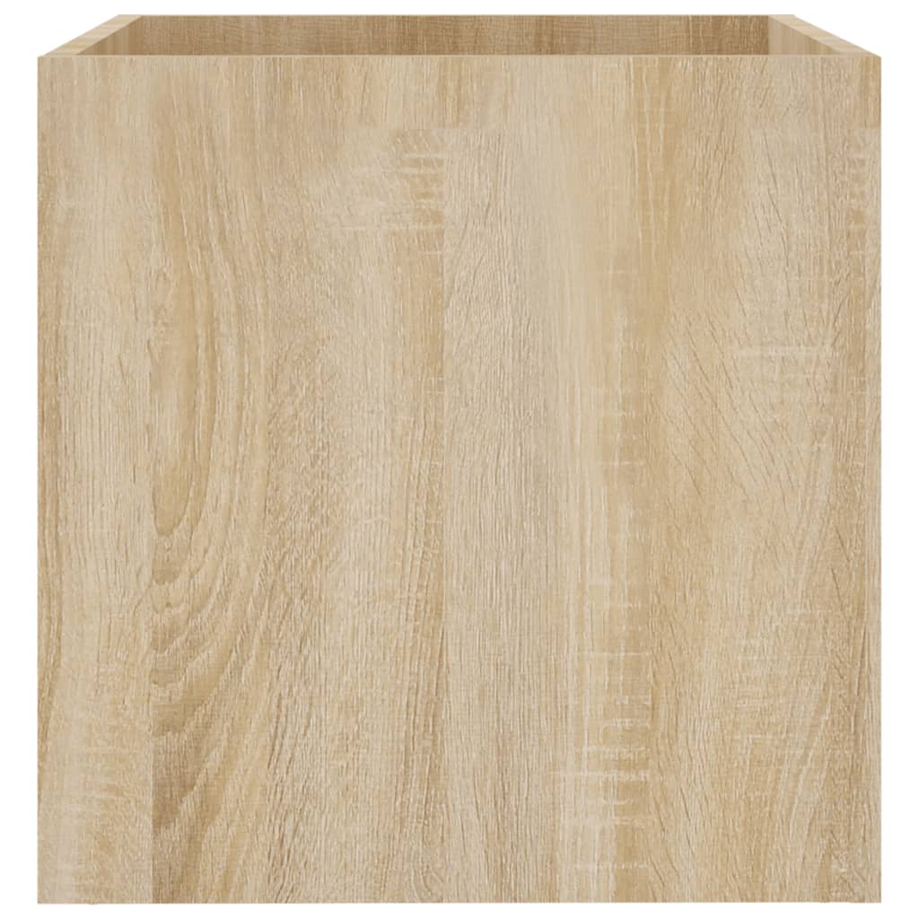 vidaXL Planter Box Sonoma Oak 40x40x40 cm Engineered Wood