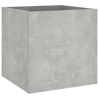 vidaXL Planter Box Concrete Grey 40x40x40 cm Engineered Wood