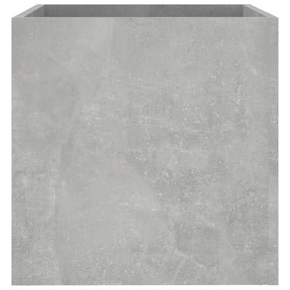 vidaXL Planter Box Concrete Grey 40x40x40 cm Engineered Wood