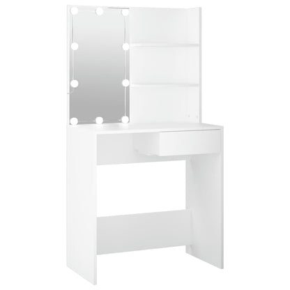 vidaXL Dressing Table | White | Engineered wood, acrylic | Dressing Table