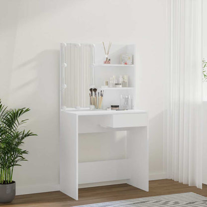 vidaXL Dressing Table | White | Engineered wood, acrylic | Dressing Table