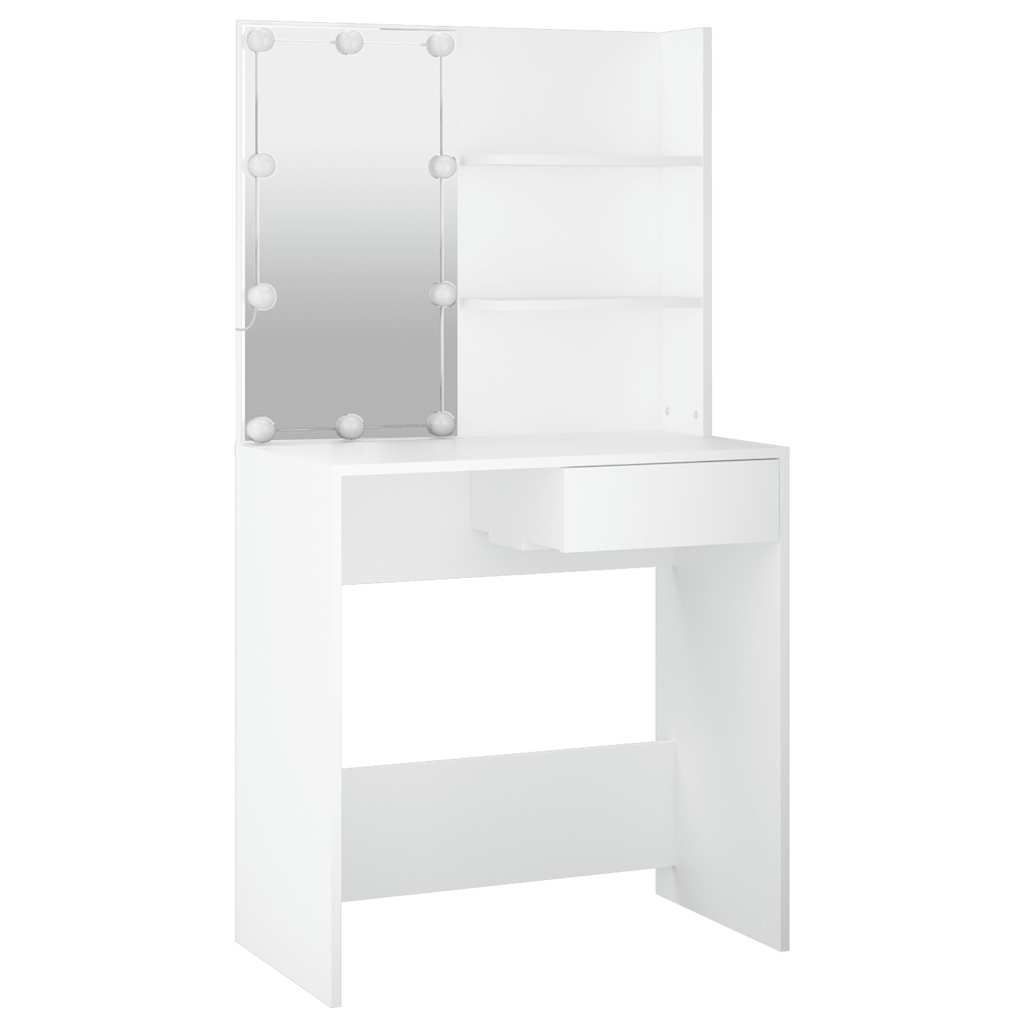 vidaXL Dressing Table | White | Engineered wood, acrylic | Dressing Table