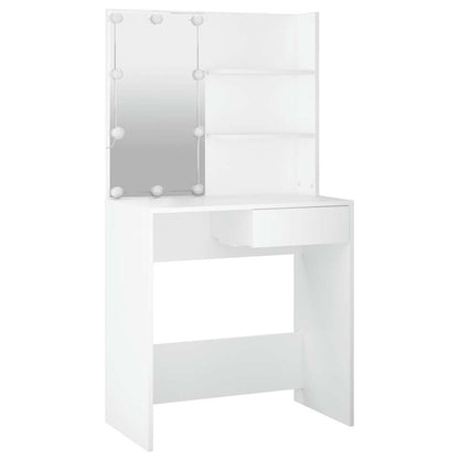 vidaXL Dressing Table | White | Engineered wood, acrylic | Dressing Table