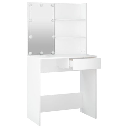 vidaXL Dressing Table | White | Engineered wood, acrylic | Dressing Table