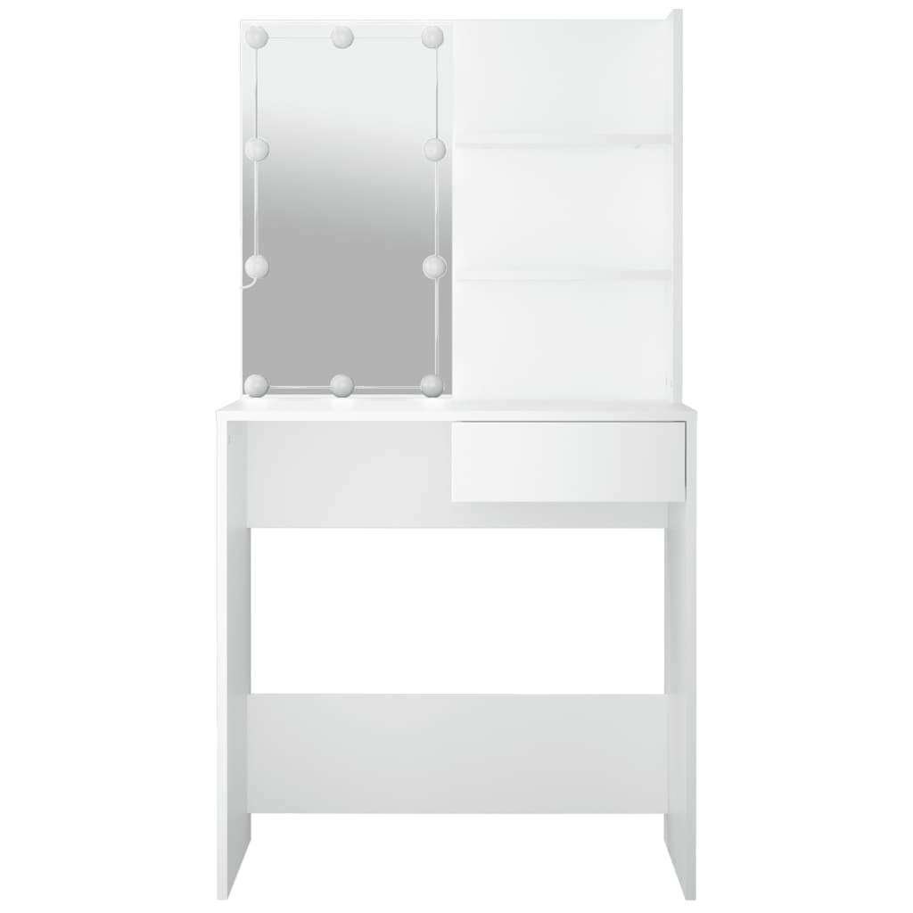 vidaXL Dressing Table | White | Engineered wood, acrylic | Dressing Table