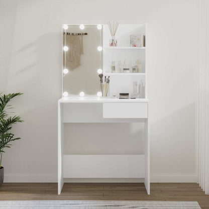 vidaXL Dressing Table | White | Engineered wood, acrylic | Dressing Table