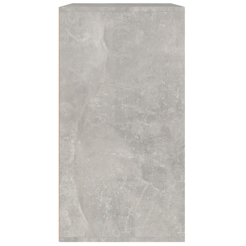 vidaXL Cosmetic Cabinet Concrete Grey 80x40x75 cm Engineered Wood