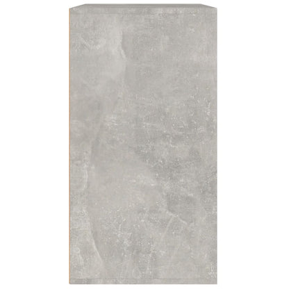 vidaXL Cosmetic Cabinet Concrete Grey 80x40x75 cm Engineered Wood