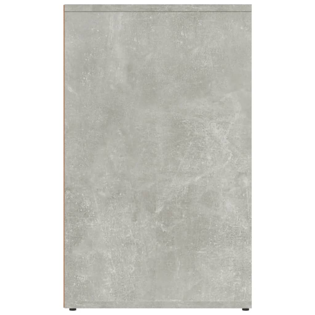 vidaXL Dressing Cabinet Concrete Grey 80x40x65 cm Engineered Wood