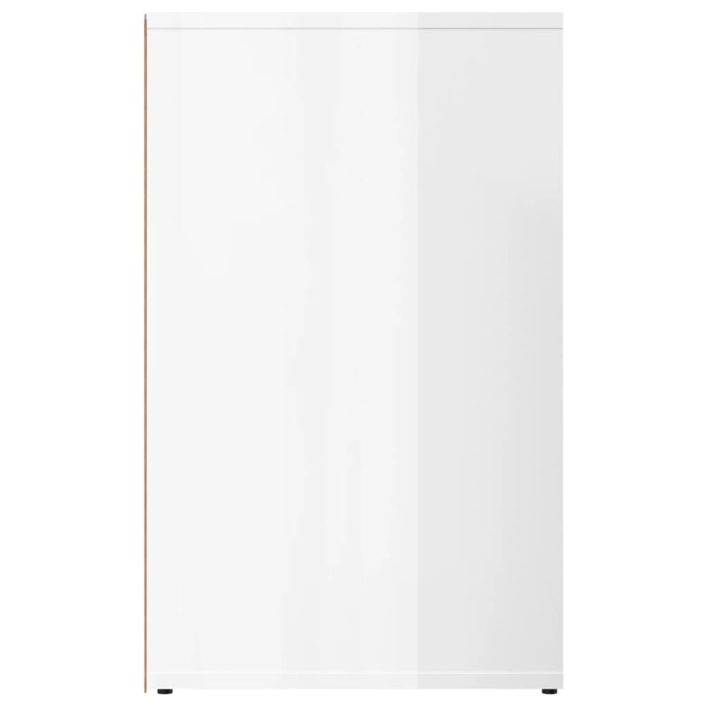 vidaXL Dressing Cabinet | High gloss white | Engineered wood | Medium | Storage
