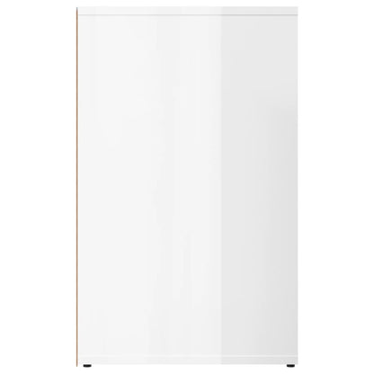 vidaXL Dressing Cabinet | High gloss white | Engineered wood | Medium | Storage