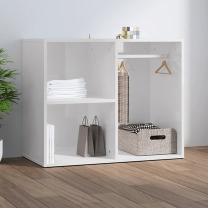 vidaXL Dressing Cabinet | High gloss white | Engineered wood | Medium | Storage