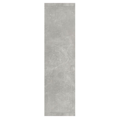 vidaXL Mirror Cabinet with LED Concrete Grey 76x15x55 cm