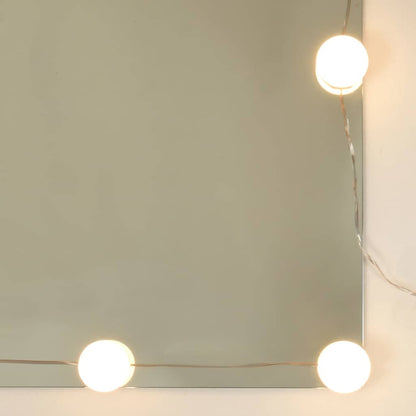 vidaXL Mirror Cabinet with LED Sonoma Oak 90x31,5x62 cm