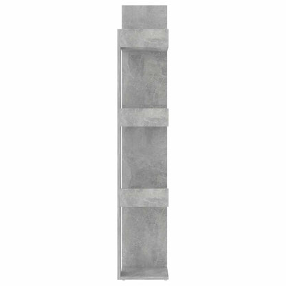 808904 vidaXL Book Cabinet Concrete Grey 86x25,5x140 cm Engineered Wood