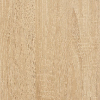 808912 vidaXL Book Cabinet Sonoma Oak 48x25,5x140 cm Engineered Wood