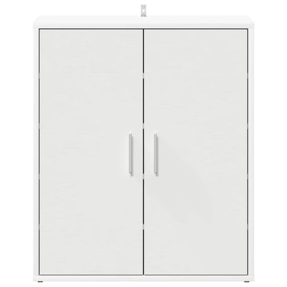 vidaXL Shoe Cabinet White 60x35x70 cm Engineered Wood