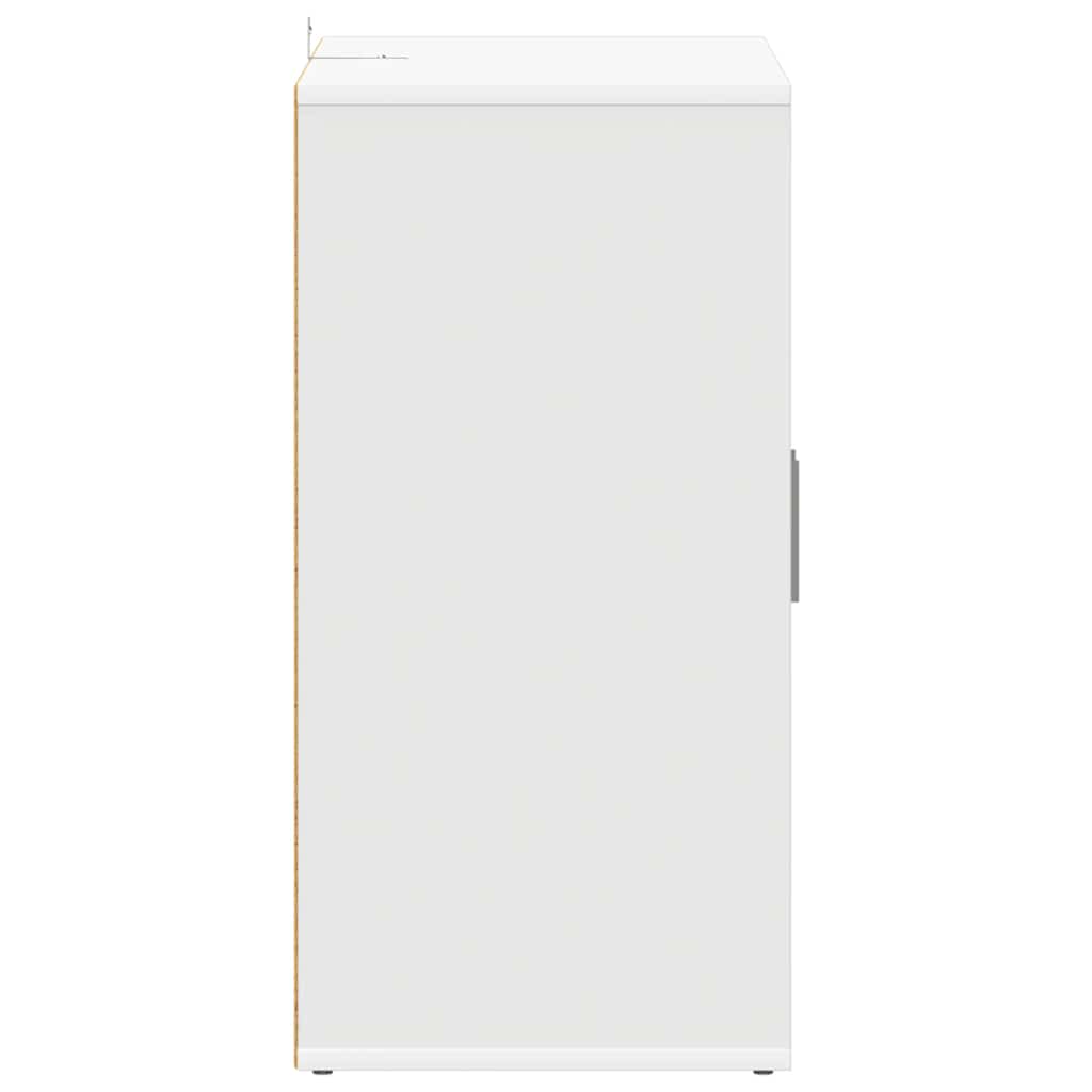 vidaXL Shoe Cabinet White 60x35x70 cm Engineered Wood