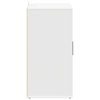 vidaXL Shoe Cabinet White 60x35x70 cm Engineered Wood